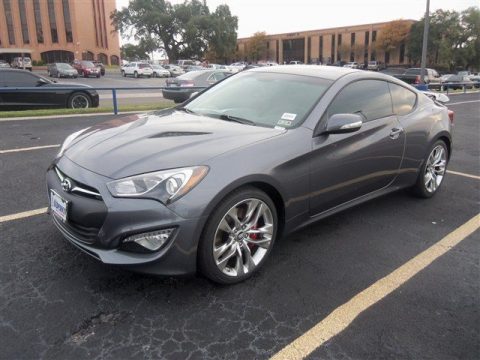 Empire State Gray Hyundai Genesis Coupe 3.8 Track.  Click to enlarge.