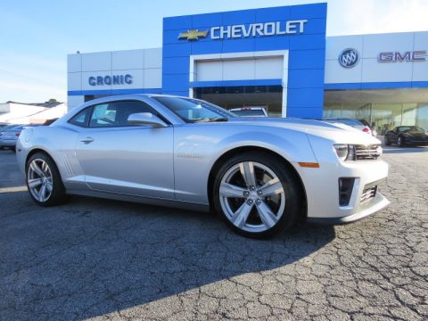Silver Ice Metallic Chevrolet Camaro ZL1.  Click to enlarge.