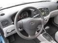 Dashboard of 2009 Hyundai Accent GS 3 Door #13