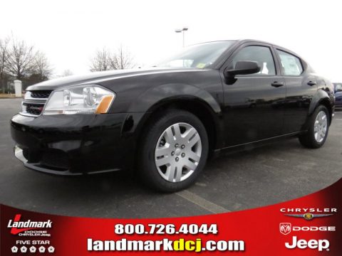 Black Clear Coat Dodge Avenger SE.  Click to enlarge.