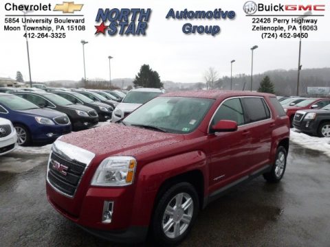 Crystal Red Tintcoat GMC Terrain SLE AWD.  Click to enlarge.