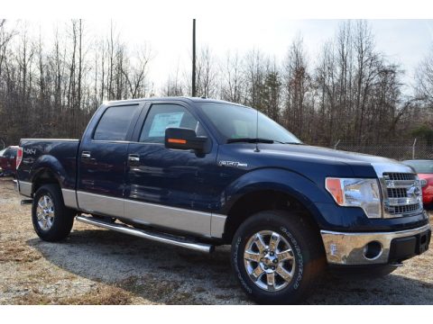 Blue Jeans Ford F150 XLT SuperCrew 4x4.  Click to enlarge.