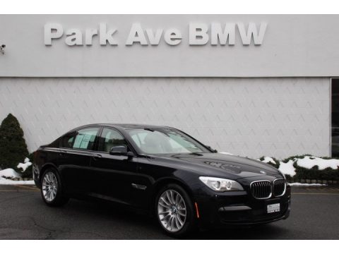 Carbon Black Metallic BMW 7 Series 740i Sedan.  Click to enlarge.