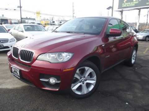Vermillion Red Metallic BMW X6 xDrive35i.  Click to enlarge.