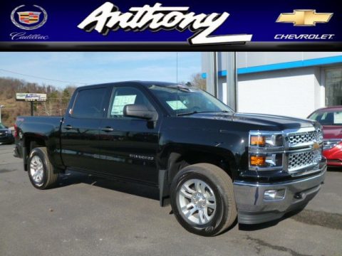 Black Chevrolet Silverado 1500 LT Crew Cab 4x4.  Click to enlarge.