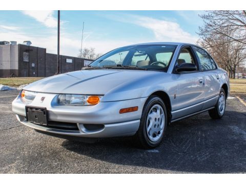 Silver Saturn S Series SL2 Sedan.  Click to enlarge.