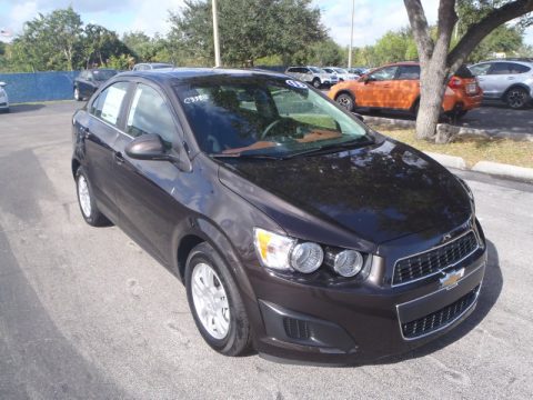 Mocha Bronze Metallic Chevrolet Sonic LT Sedan.  Click to enlarge.