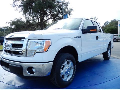 Oxford White Ford F150 XLT SuperCab.  Click to enlarge.