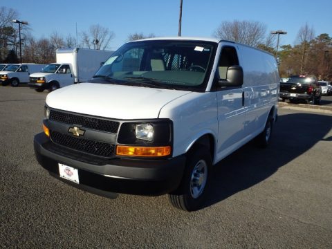 Summit White Chevrolet Express 2500 Cargo WT.  Click to enlarge.