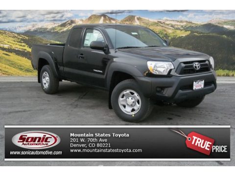 Black Toyota Tacoma Access Cab 4x4.  Click to enlarge.