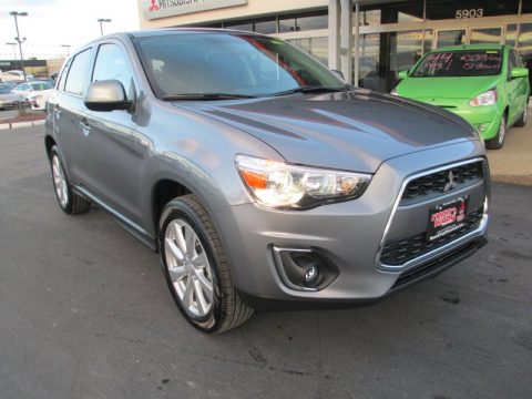 Mercury Gray Metallic Mitsubishi Outlander Sport SE AWD.  Click to enlarge.