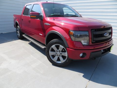Ruby Red Metallic Ford F150 FX4 SuperCrew 4x4.  Click to enlarge.
