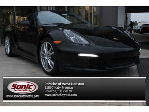 Black Porsche Boxster .  Click to enlarge.