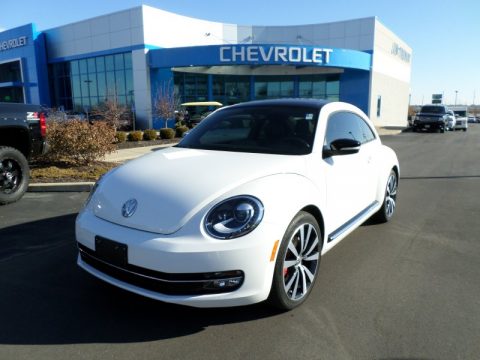 Candy White Volkswagen Beetle Turbo.  Click to enlarge.