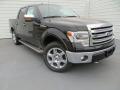 Front 3/4 View of 2014 Ford F150 Lariat SuperCrew 4x4 #1