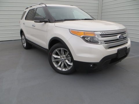 White Platinum Ford Explorer XLT.  Click to enlarge.