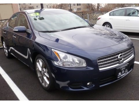 Navy Blue Nissan Maxima 3.5 SV Sport.  Click to enlarge.