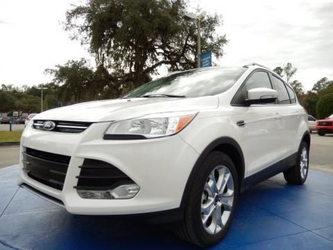 White Platinum Ford Escape Titanium 2.0L EcoBoost.  Click to enlarge.