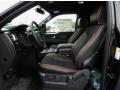  2014 Ford F150 FX Appearance Black Leather/Alcantara Interior #7