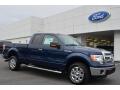 Front 3/4 View of 2014 Ford F150 XLT SuperCab #1