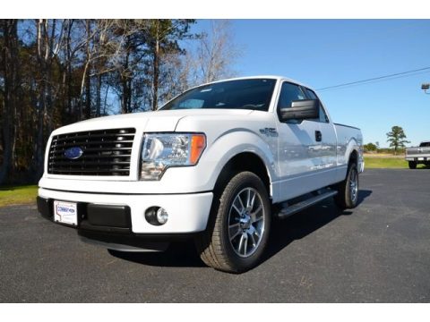 Oxford White Ford F150 STX SuperCab.  Click to enlarge.