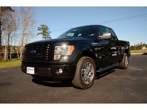 Tuxedo Black Ford F150 STX SuperCab.  Click to enlarge.