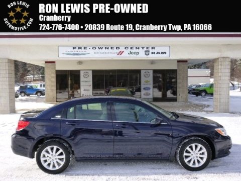 True Blue Pearl Chrysler 200 Touring Sedan.  Click to enlarge.