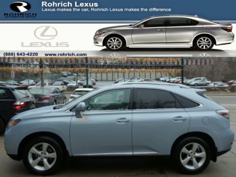 Cerulean Blue Metallic Lexus RX 350 AWD.  Click to enlarge.
