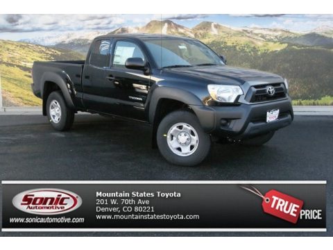 Black Toyota Tacoma Access Cab 4x4.  Click to enlarge.