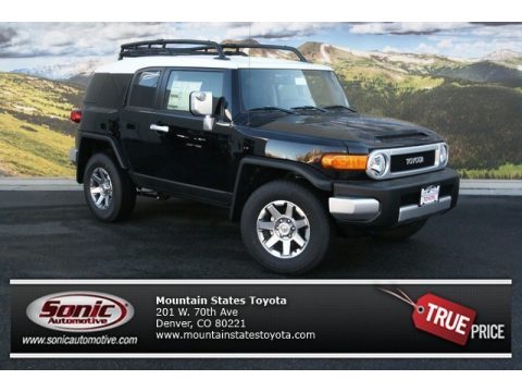 Black Toyota FJ Cruiser 4WD.  Click to enlarge.