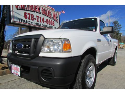 Oxford White Ford Ranger XL Regular Cab.  Click to enlarge.