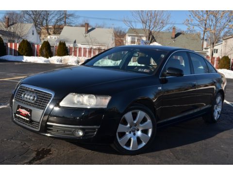 Brilliant Black Audi A6 3.2 Sedan.  Click to enlarge.