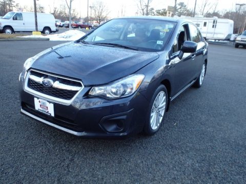 Dark Gray Metallic Subaru Impreza 2.0i Premium 4 Door.  Click to enlarge.
