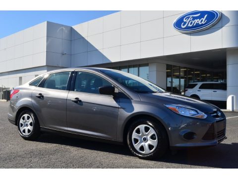 Sterling Gray Ford Focus S Sedan.  Click to enlarge.