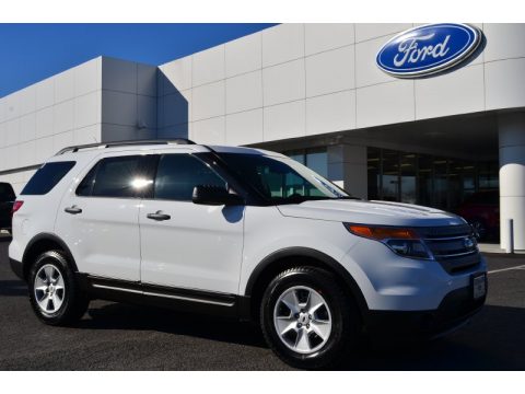 Oxford White Ford Explorer FWD.  Click to enlarge.