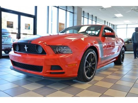 Race Red Ford Mustang Boss 302.  Click to enlarge.
