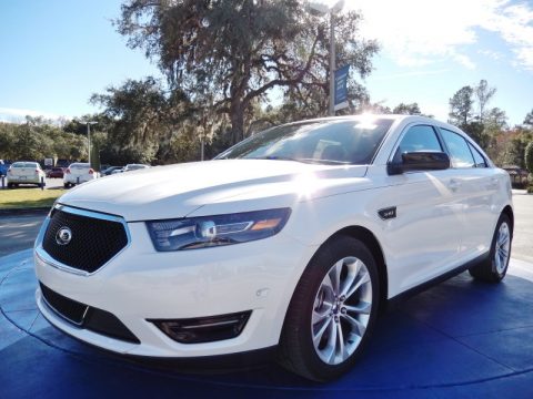 White Platinum Ford Taurus SHO AWD.  Click to enlarge.