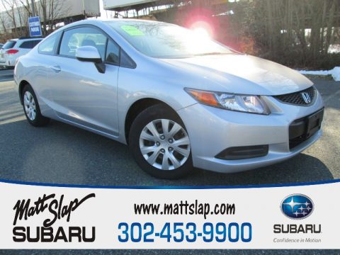 Alabaster Silver Metallic Honda Civic LX Coupe.  Click to enlarge.