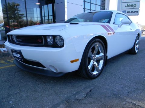 Bright White Dodge Challenger R/T Plus.  Click to enlarge.