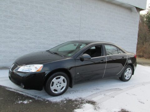 Black Pontiac G6 Sedan.  Click to enlarge.