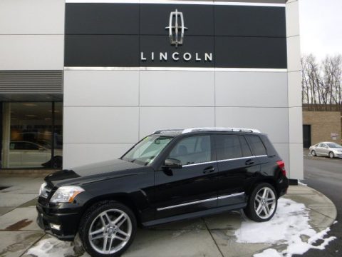 Black Mercedes-Benz GLK 350 4Matic.  Click to enlarge.