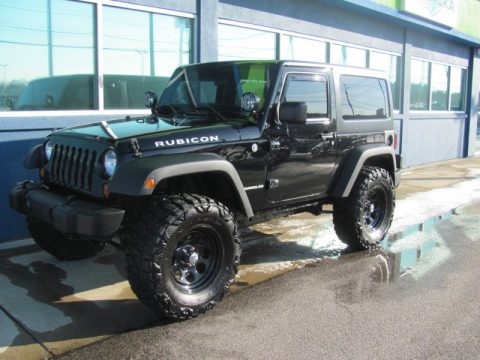 Black Jeep Wrangler Rubicon 4X4.  Click to enlarge.