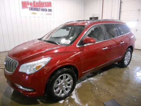 Crystal Red Tintcoat Buick Enclave Premium AWD.  Click to enlarge.