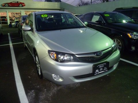 Spark Silver Metallic Subaru Impreza 2.5i Premium Sedan.  Click to enlarge.