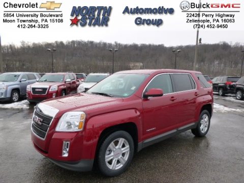Crystal Red Tintcoat GMC Terrain SLE AWD.  Click to enlarge.