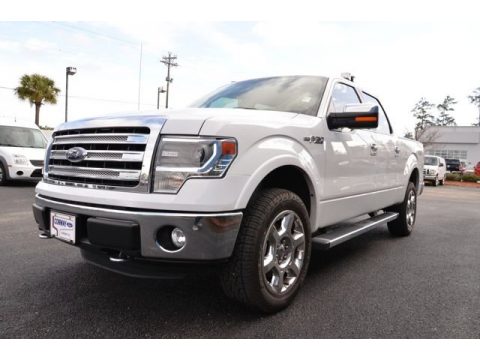 Oxford White Ford F150 Lariat SuperCrew 4x4.  Click to enlarge.