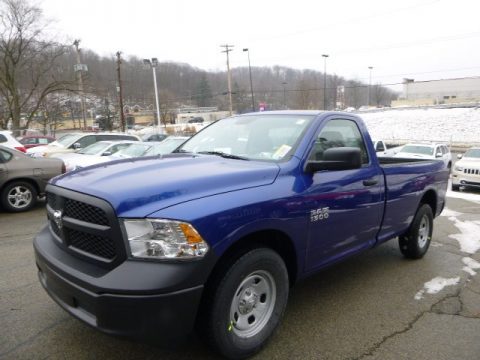 True Blue Pearl Coat Ram 1500 Tradesman Regular Cab.  Click to enlarge.