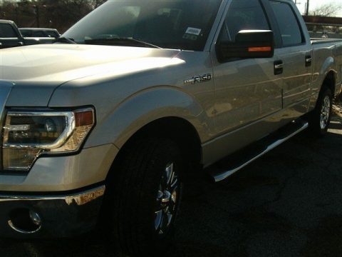 Ingot Silver Ford F150 XLT SuperCrew.  Click to enlarge.