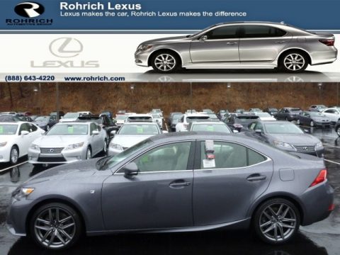 Nebula Gray Pearl Lexus IS 350 F Sport AWD.  Click to enlarge.
