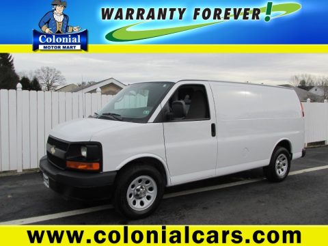 Summit White Chevrolet Express 1500 Cargo Van. Click to enlarge. Summit White Chevrolet Express 1500 Cargo Van. Click to enlarge.